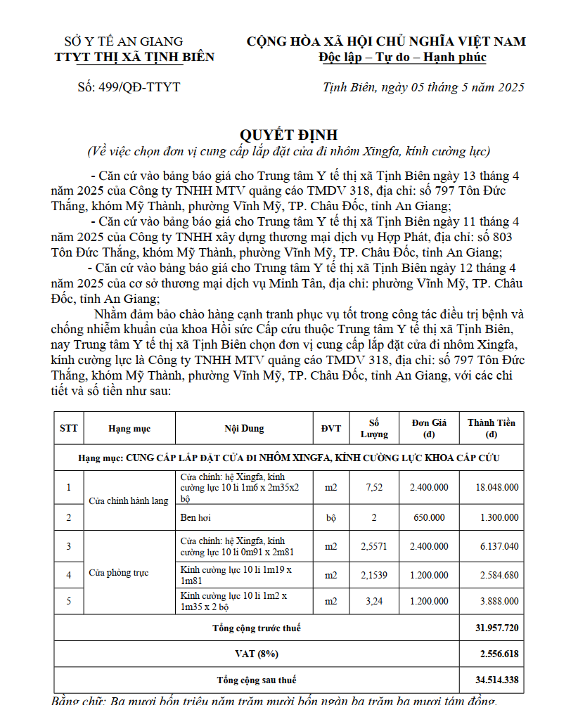 quyet dinh lap dat kinh xinfa 1