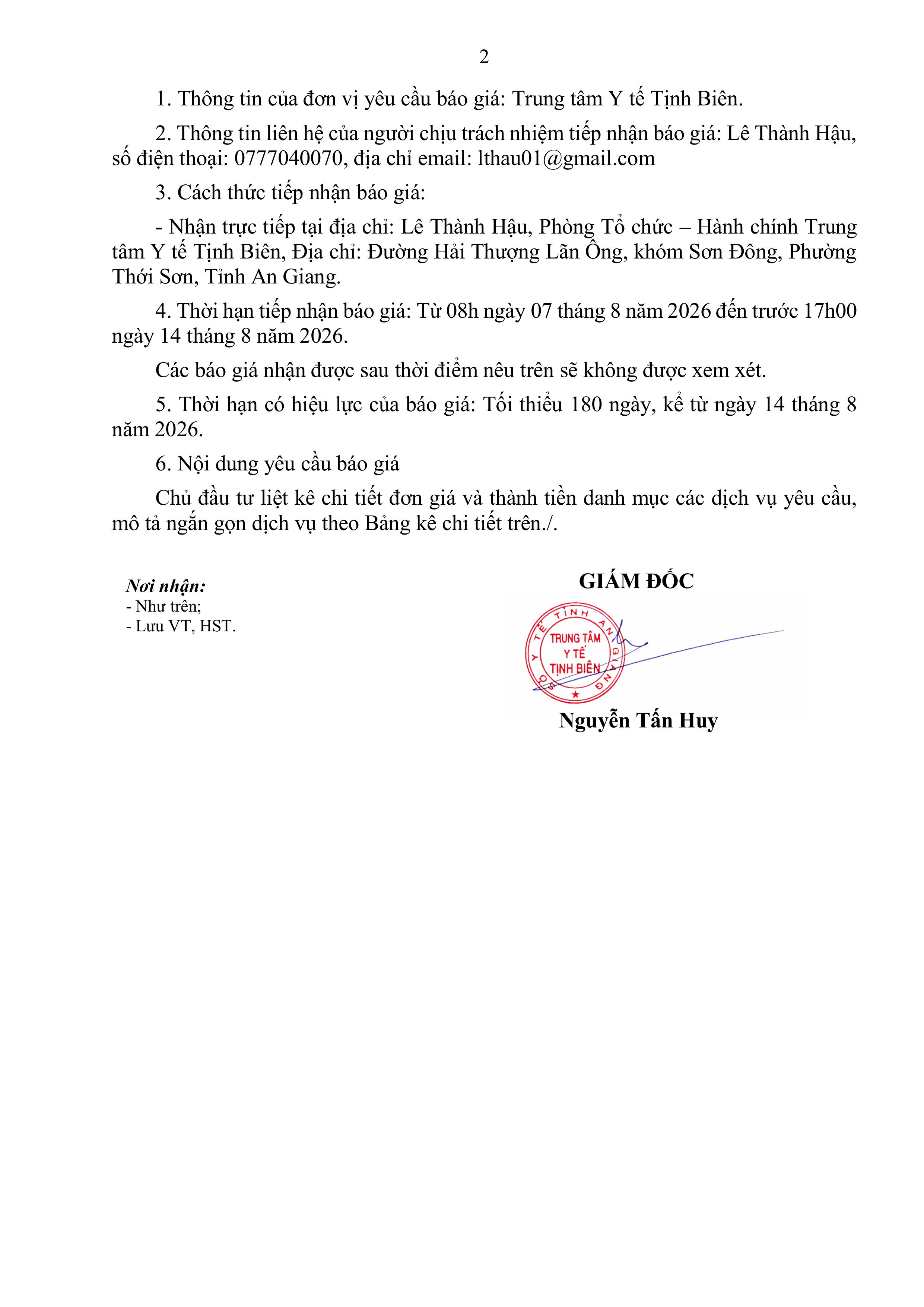 862 TTYT Tịnh Biên Thông báo mời chào giá phần nội thất.signed images 1