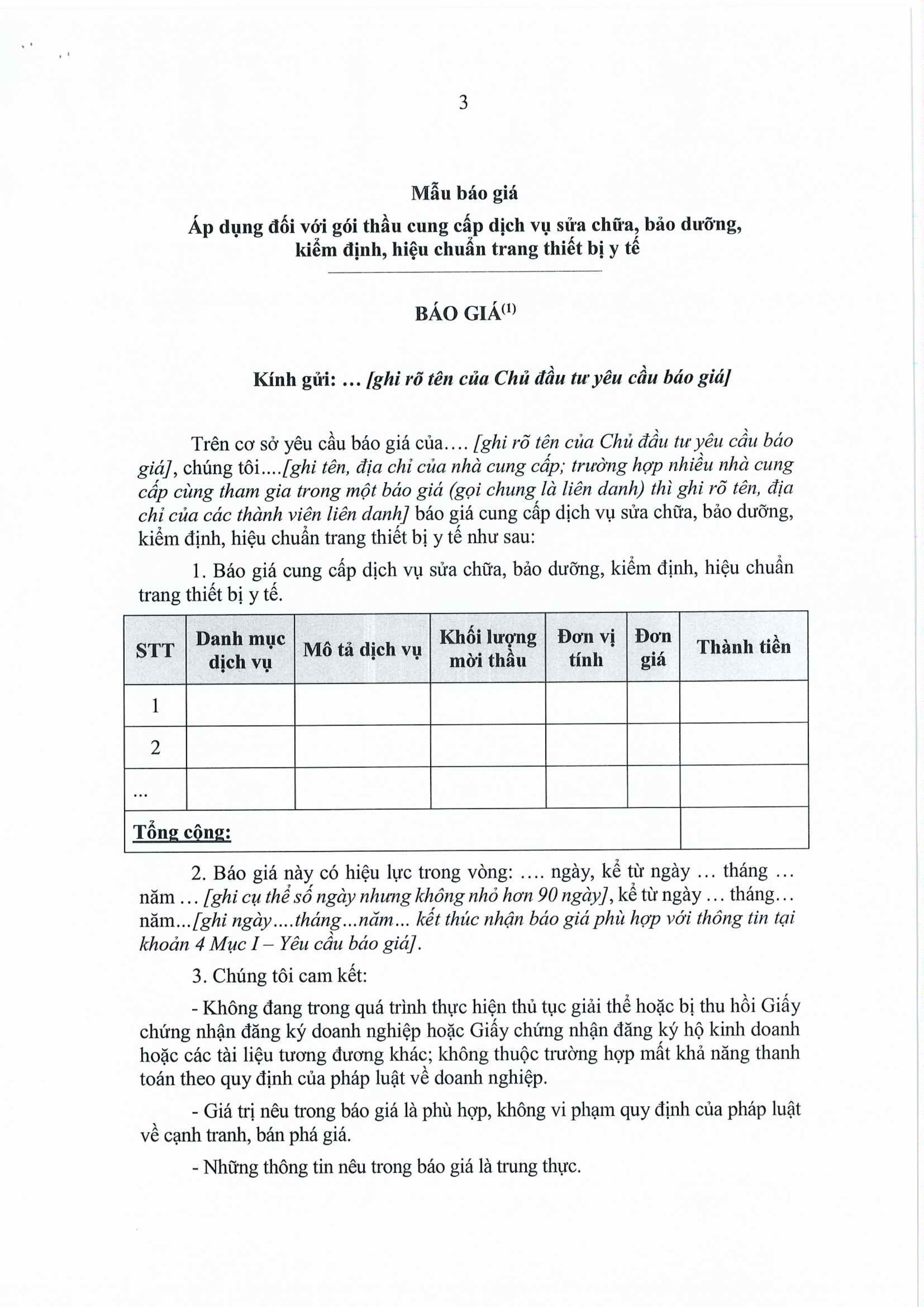 yêu cầu chào giá bảo dưởng bảo trì máy XN images 2