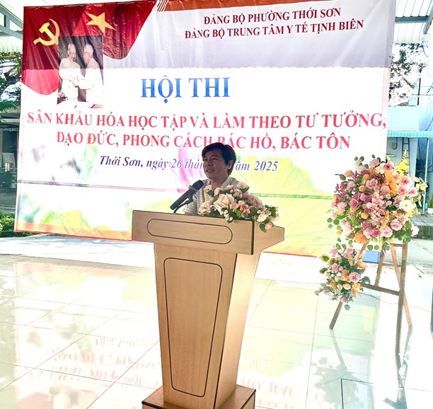 HỘI THI SÂN KHẤU HOÁ HỌC TẬP VÀ LÀM THEO TƯ TƯỞNG, ĐẠO ĐỨC, PHONG CÁCH BÁC HỒ, BÁC TÔN